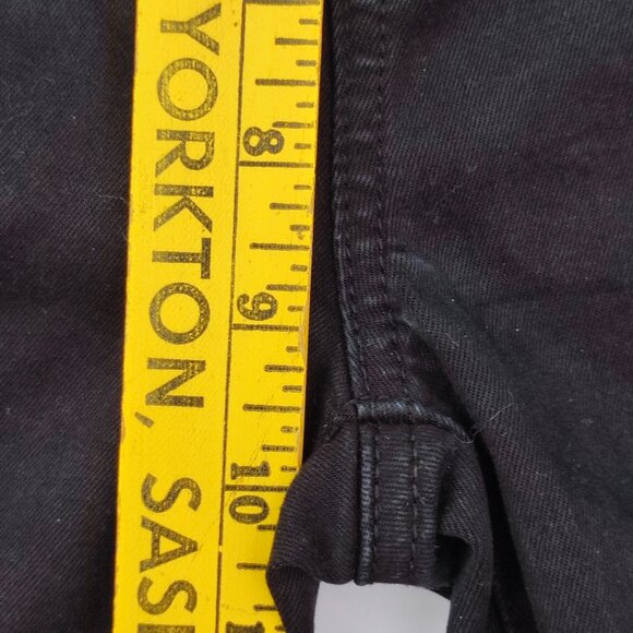 Buffalo David Bitton Faith jeans women's size W32 black min-rise skinny stretch - Picture 15 of 16